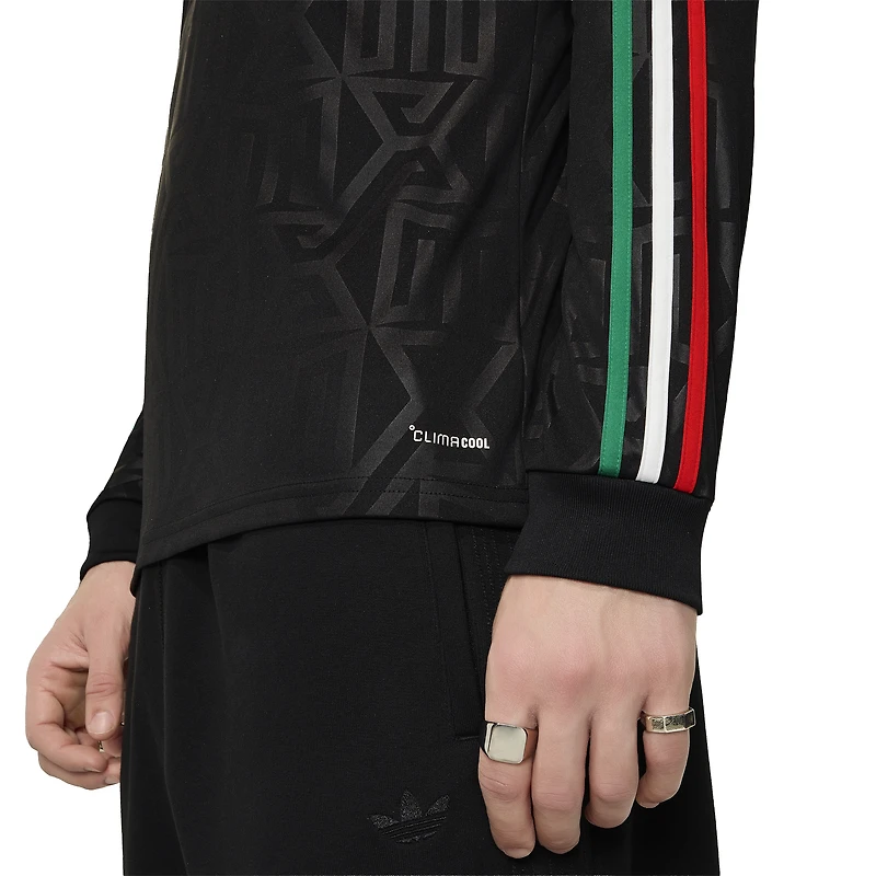 Men's adidas Green Mexico National Team 2026 Home Replica Long Sleeve Jersey