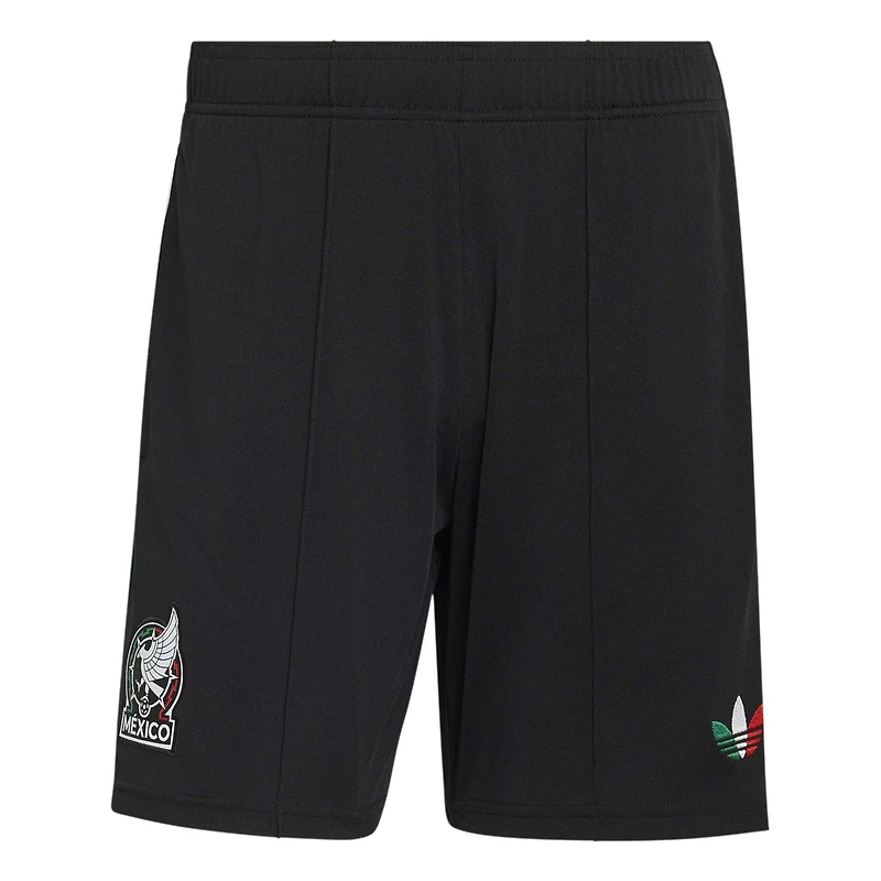 Short réplique adidas noir pour homme de l'équipe nationale du Mexique 2026, troisième maillot