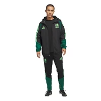 Veste zippée adidas noire pour homme, équipe nationale du Mexique 2026 Tiro, toutes saisons
