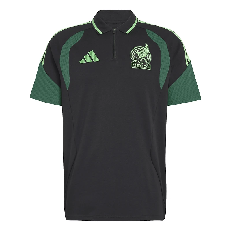 Polo d'entraînement Tiro de l'équipe nationale du Mexique 2026 adidas noir pour homme