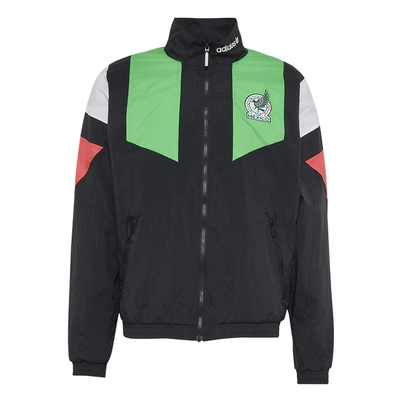 Men's adidas  Black Mexico National Team EQT Full-Zip Track Top