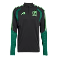 Men's adidas  Black Mexico National Team FIFA x World Cup 2026 Tiro Quarter-Zip Training Top