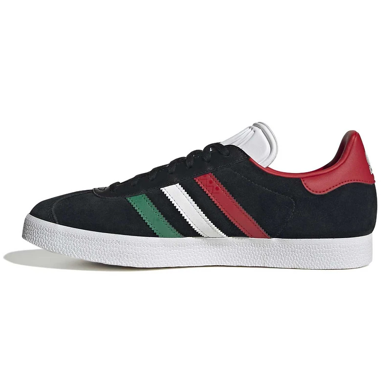 Chaussures adidas Gazelle noires pour hommes, équipe nationale du Mexique