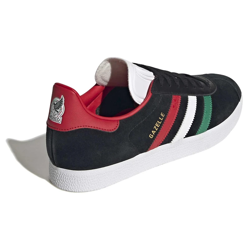 Chaussures adidas Gazelle noires pour hommes, équipe nationale du Mexique