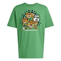 T-shirt homme adidas vert Canada, mascotte du pays hôte de la Coupe Monde FIFA 2026