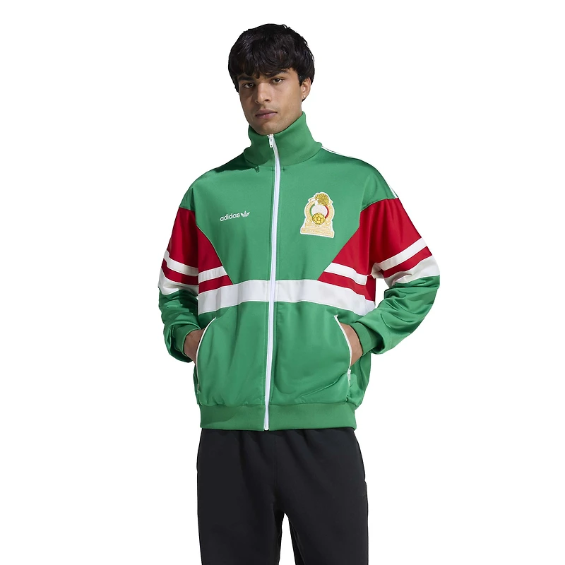 Men's adidas  Green Mexico National Team 1986 Bringback Full-Zip Track Top