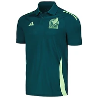 Men's adidas  Green Mexico National Team 2024 Raglan Polo