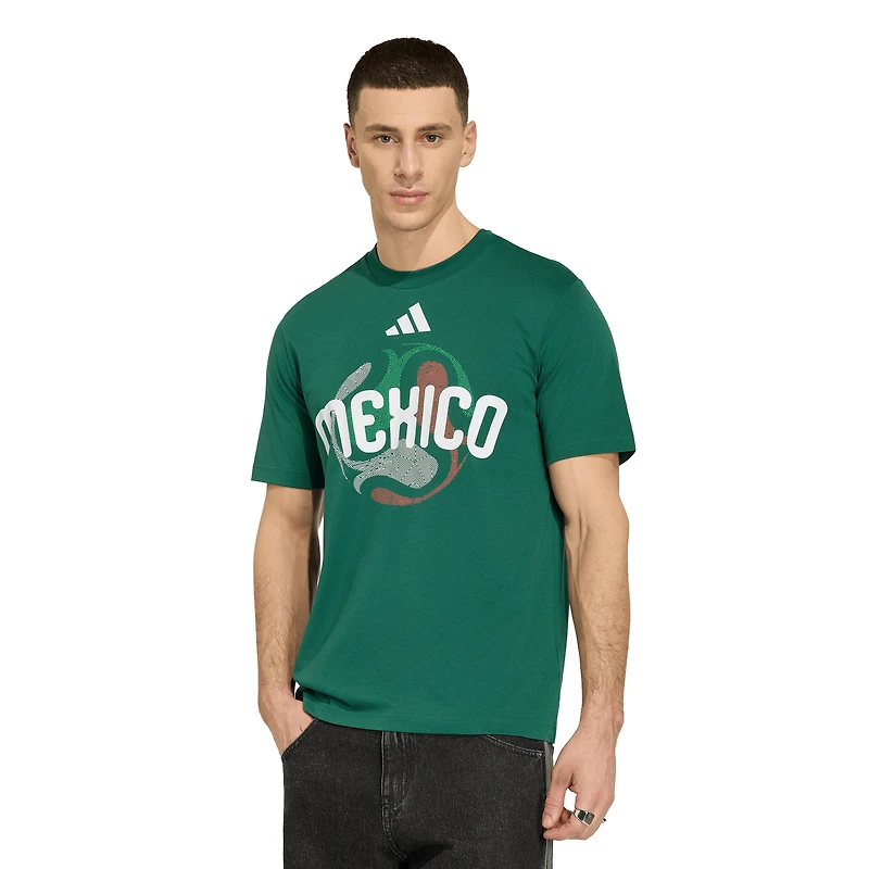 Men's adidas Green Mexico National Team 2026 FIFA World Cup Country T- Shirt