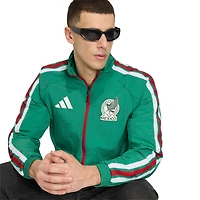 Men's adidas Green Mexico National Team 2026 Home Full-Zip Game Day Anthem Jacket