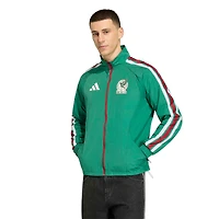 Men's adidas Green Mexico National Team 2026 Home Full-Zip Game Day Anthem Jacket