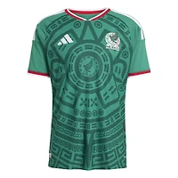 Maillot domicile authentique adidas vert de l'équipe nationale du Mexique 2026 pour homme