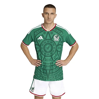 Maillot domicile authentique adidas vert de l'équipe nationale du Mexique 2026 pour homme