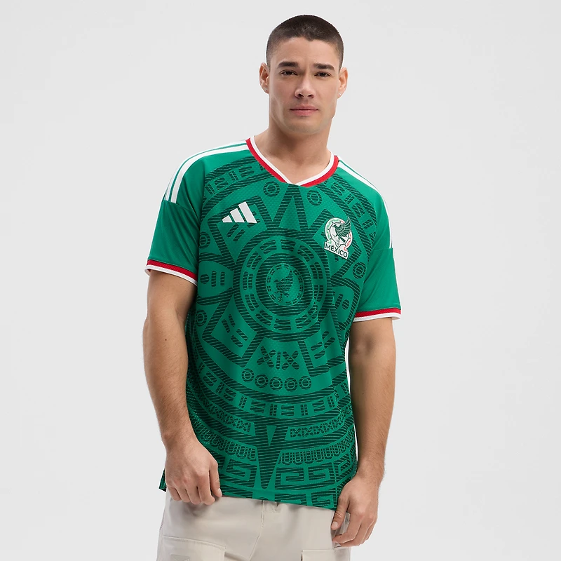 Men's adidas Green Mexico National Team 2026 Home On-Field Authentic Jersey