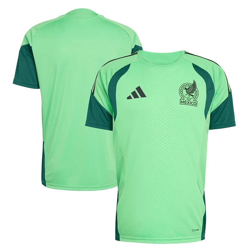 Maillot d'entraînement domicile vert adidas de l'équipe nationale du Mexique 2026 pour homme