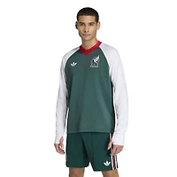 Men's adidas Green Mexico National Team 2026 Long Sleeve Pre-Match Top