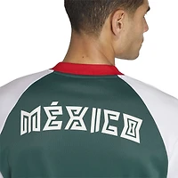 T-shirt d'avant-match à manches longues adidas vert pour homme, équipe nationale du Mexique 2026