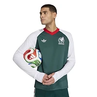 Men's adidas Green Mexico National Team 2026 Long Sleeve Pre-Match Top