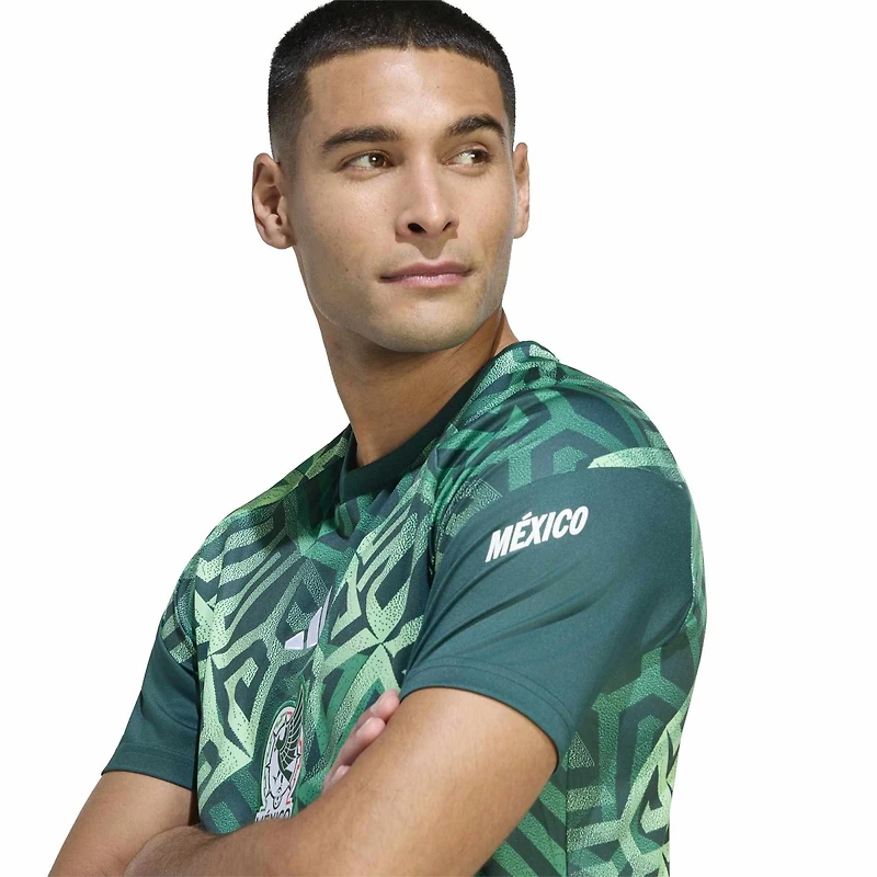 Men's adidas Green Mexico National Team 2026 Pre-Match Top