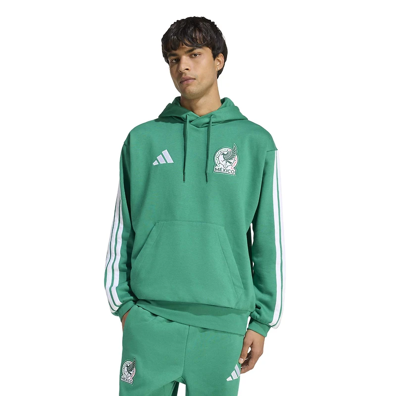 Men's adidas  Green Mexico National Team Alphaskin Fleece Hoodie