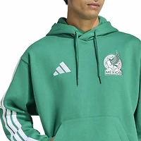 Sweat à capuche en polaire Alphaskin vert de l'équipe nationale du Mexique d'adidas pour homme