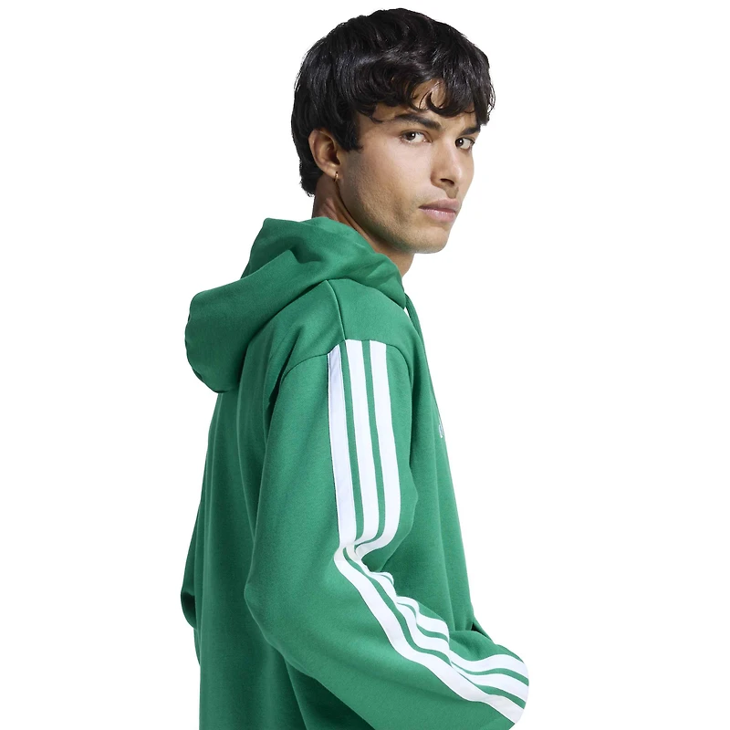 Sweat à capuche en polaire Alphaskin vert de l'équipe nationale du Mexique d'adidas pour homme