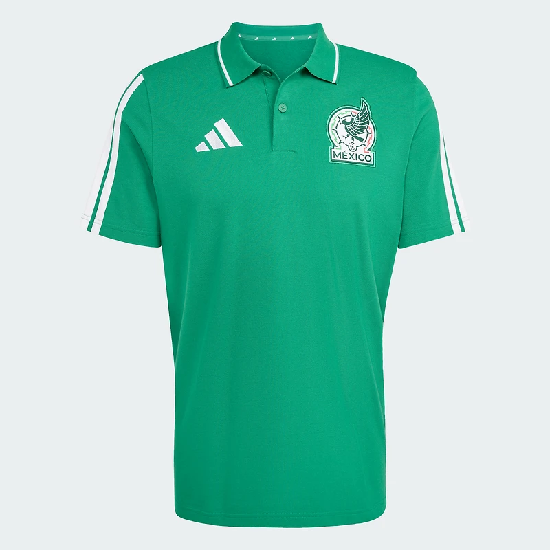 Polo Alphaskin vert adidas pour homme, équipe nationale du Mexique