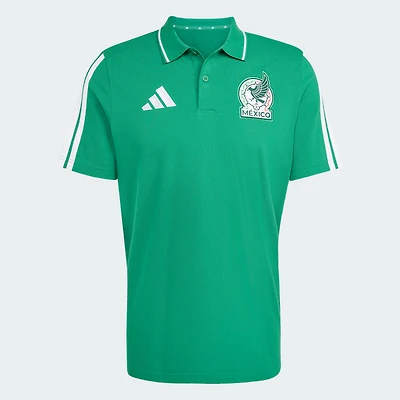 Polo Alphaskin vert adidas pour homme, équipe nationale du Mexique