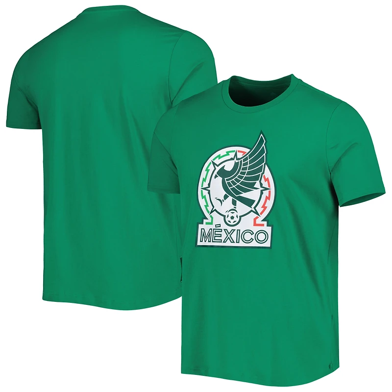 T-shirt graphique ADN de l'équipe nationale du Mexique adidas vert pour homme