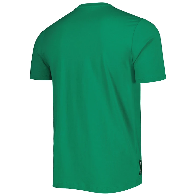 T-shirt graphique ADN de l'équipe nationale du Mexique adidas vert pour homme