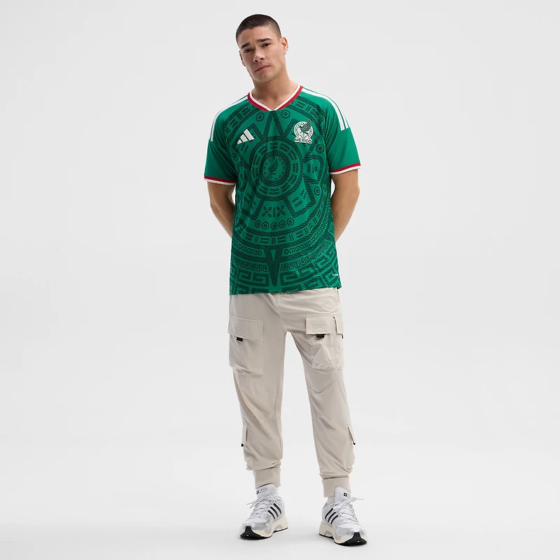 Maillot domicile authentique adidas vert de l'équipe nationale du Mexique pour homme, FIFA x Coupe Monde 2026