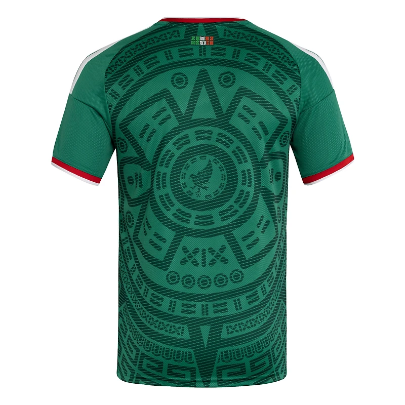 Maillot domicile réplique vert adidas de l'équipe nationale du Mexique pour la Coupe Monde FIFA 2026