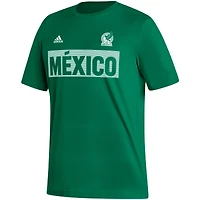Men's adidas Kelly Green Mexico National Team Culture Bar T-Shirt