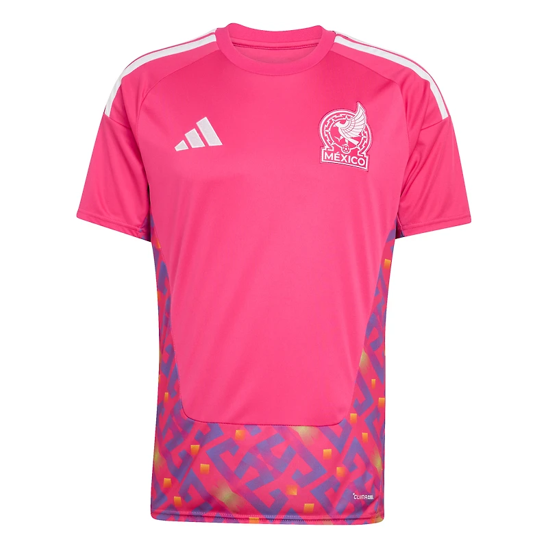Men's adidas  Pink Mexico National Team 2026 Goalkeeper Replica Jersey