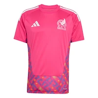 Men's adidas  Pink Mexico National Team 2026 Goalkeeper Replica Jersey