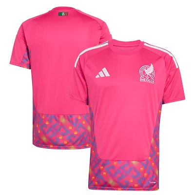 Men's adidas Pink Mexico National Team FIFA x World Cup 2026 Goalkeeper Replica Jersey