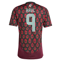 Maillot de joueur réplique domicile l'équipe nationale du Mexique 2024 adidas Raul Jimenez bordeaux pour homme