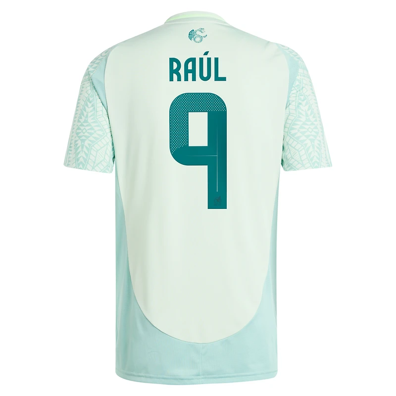 Men's adidas Raul Jimenez Green Mexico National Team 2024 Away Replica Player Jersey