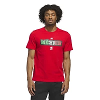 T-shirt adidas rouge pour homme, équipe nationale du Mexique, avec crochet