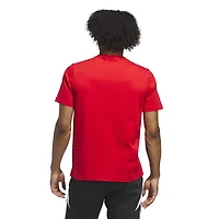 T-shirt adidas rouge pour homme, équipe nationale du Mexique, avec crochet