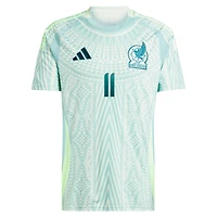 Maillot de joueur réplique extérieur l'équipe nationale du Mexique 2024 adidas Santiago Giménez vert pour homme