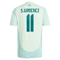 Maillot de joueur réplique extérieur l'équipe nationale du Mexique 2024 adidas Santiago Giménez vert pour homme