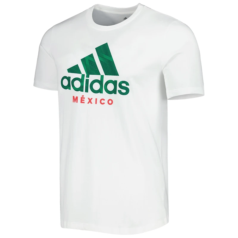 Men's adidas White Mexico National Team DNA Graphic T-Shirt