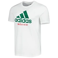 Men's adidas White Mexico National Team DNA Graphic T-Shirt