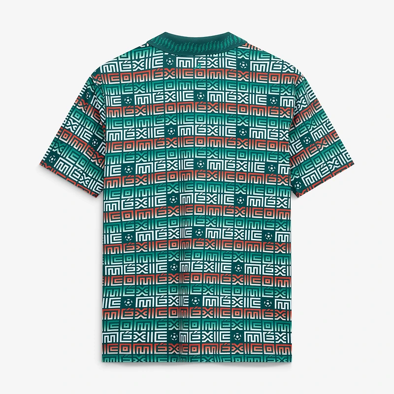 Polo doré Antigua Green de l'équipe nationale du Mexique pour hommes