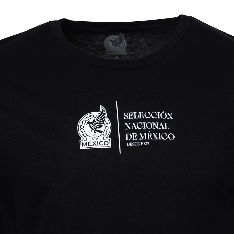 Men's Sport Design Sweden Black Mexico National Team Fútbol Cultura T-Shirt