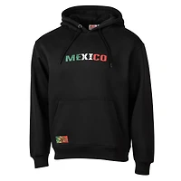 Sweat à capuche Fiesta noir de l'équipe nationale Suède-Mexique pour homme, design sportif