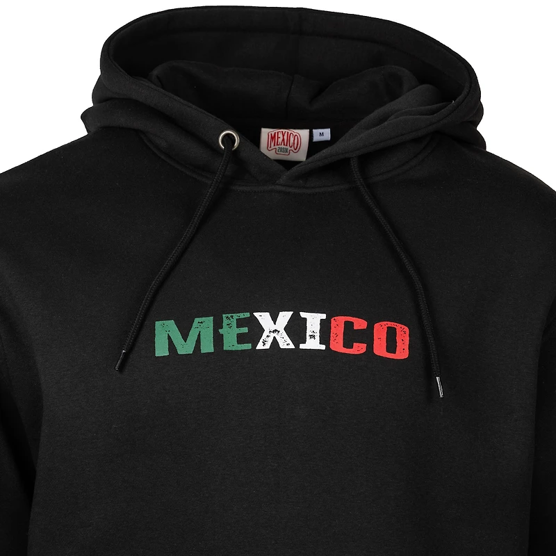 Men's Sport Design Sweden Black Mexico National Team Fiesta Hoodie