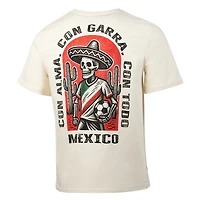 T-shirt homme Sport Design Suède Crème Équipe nationale Mexique Coupe du Monde FIFA Fiesta 2026