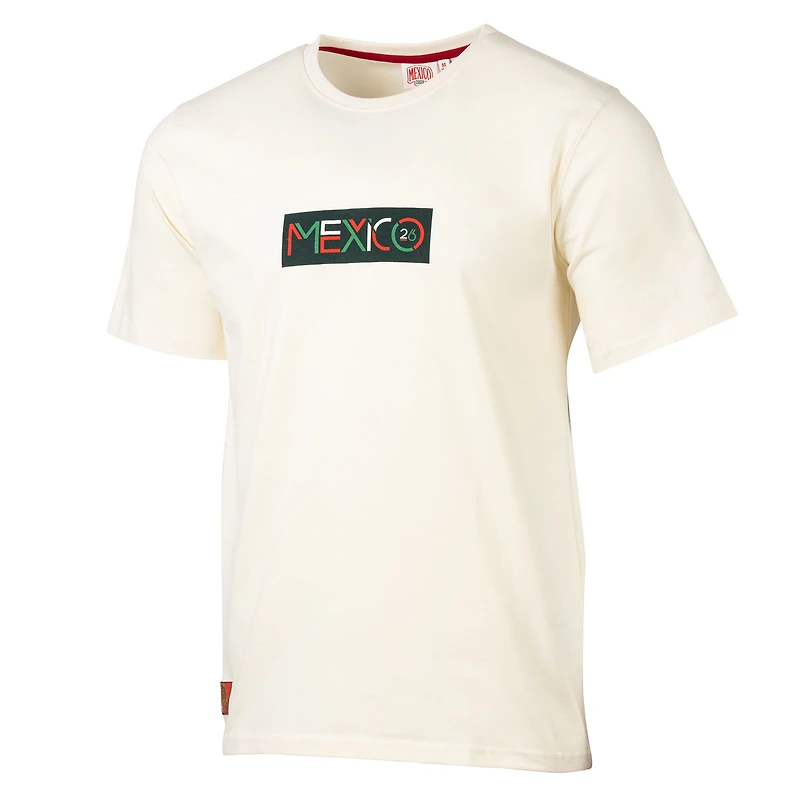 Men's Sport Design Sweden  Cream Mexico National Team Classic T-Shirt