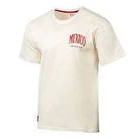 Men's Sport Design Sweden  Cream Mexico National Team Golden Eagle T-Shirt
